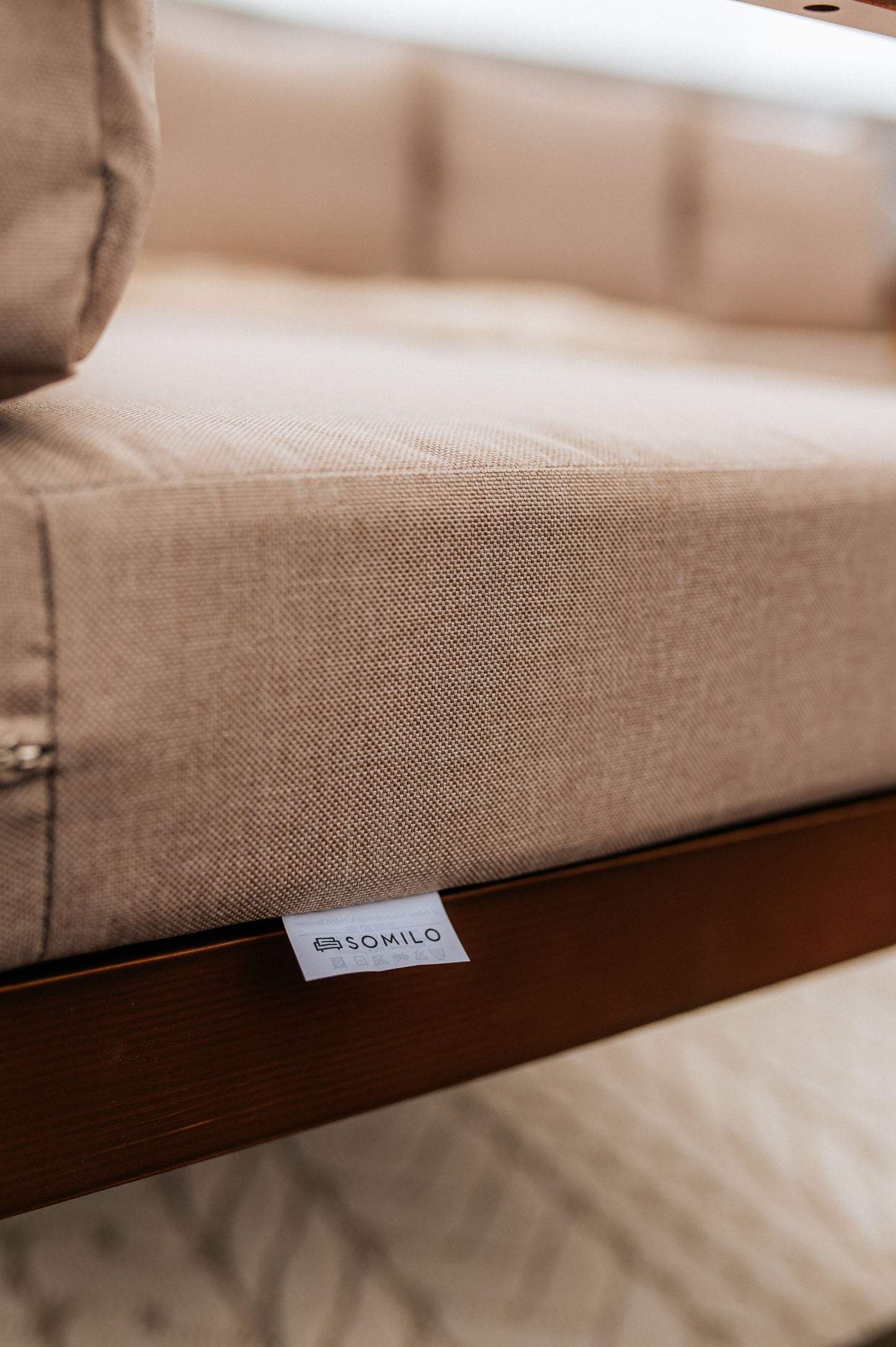 Drewniany Zestaw Mebli Ogrodowych Chillout Sofa 3-osobowa + Sofa 2-osobowa + Stolik