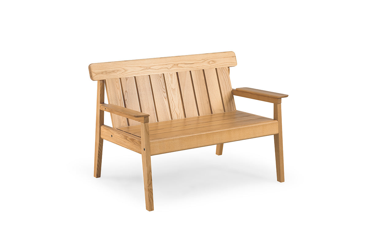 Drewniana Sofa 2 osobowa. Solido