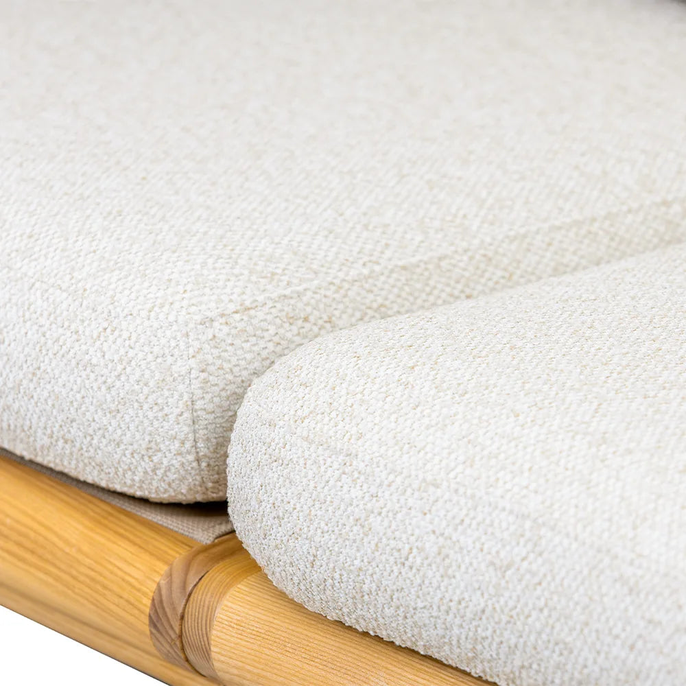 Drewniana Sofa Ogrodowa 3-osobowa Fresco