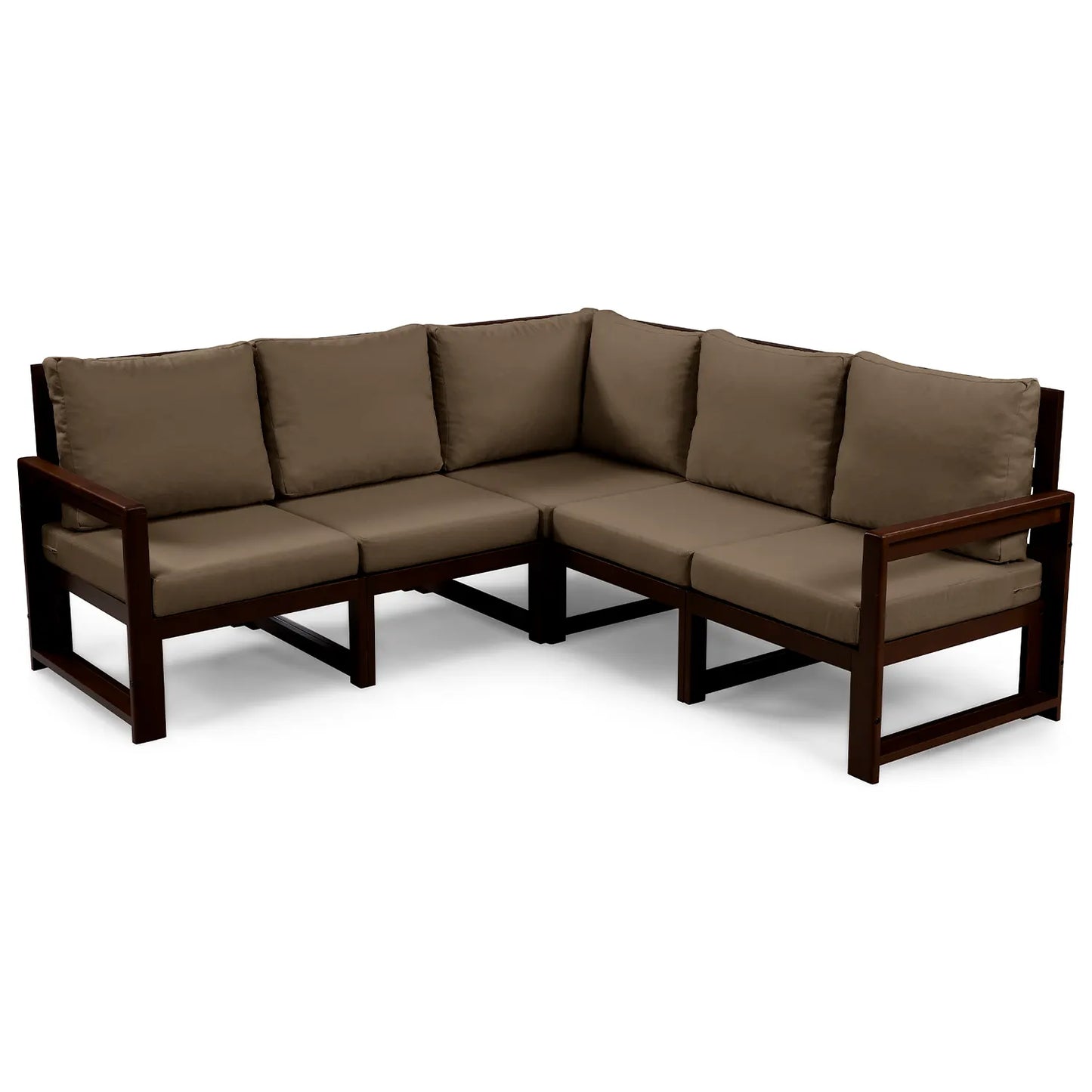 drewniana sofa ogrodowy narozna