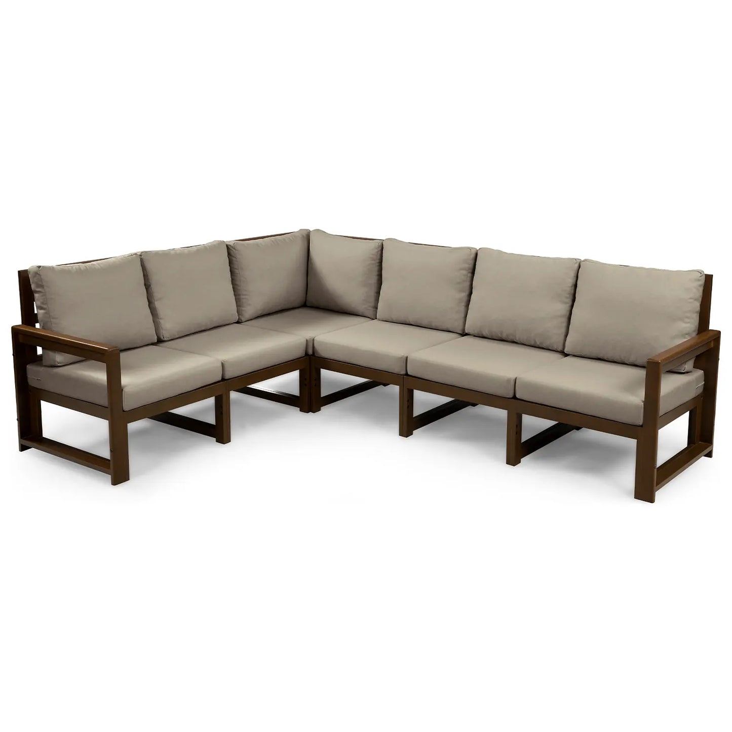 drewniana sofa ogrodowy narozna
