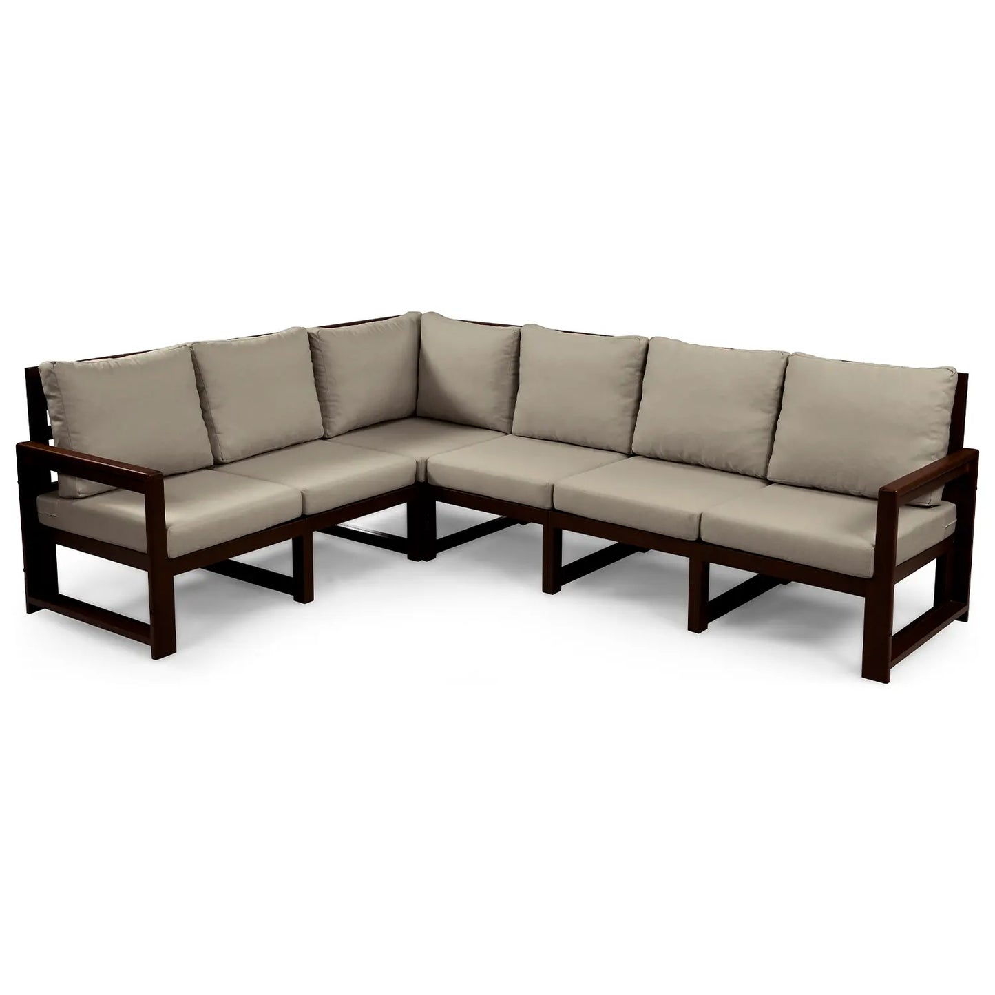 drewniana sofa ogrodowy narozna