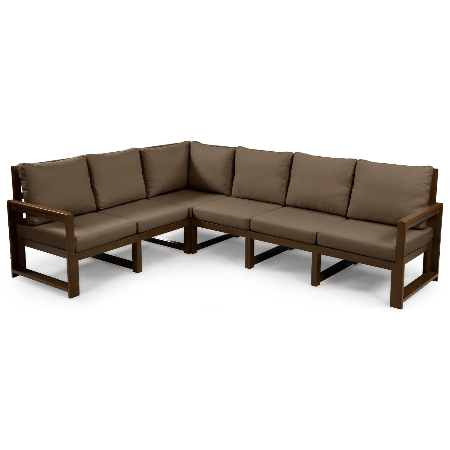 drewniana sofa ogrodowy narozna