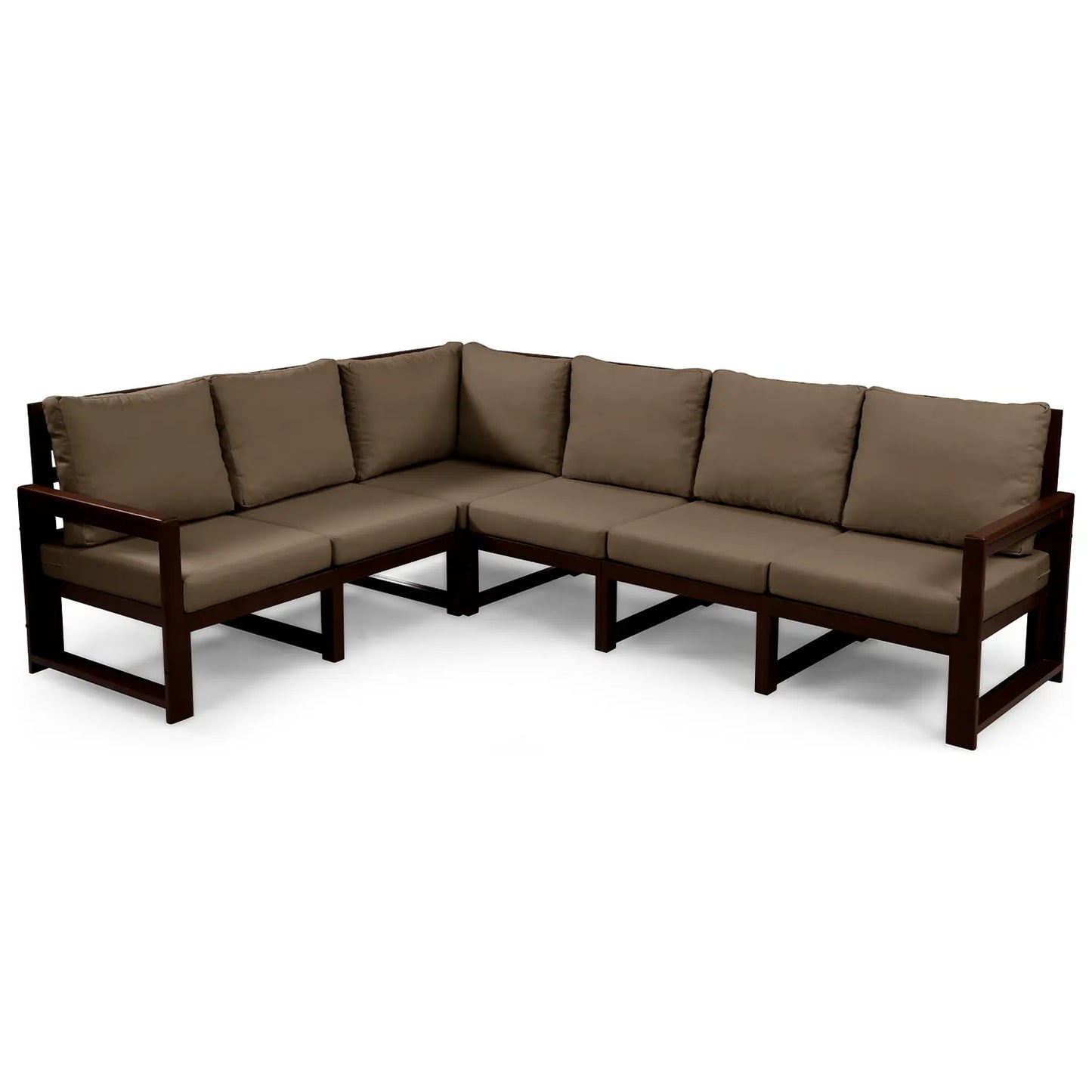 drewniana sofa ogrodowy narozna