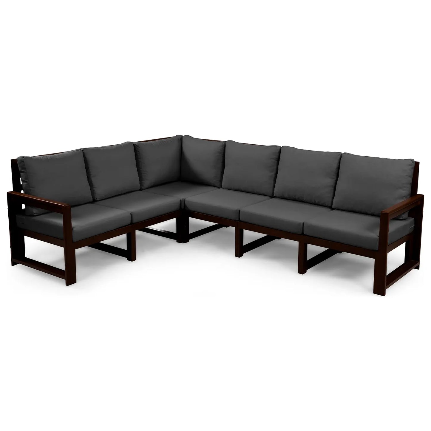 drewniana sofa ogrodowy narozna
