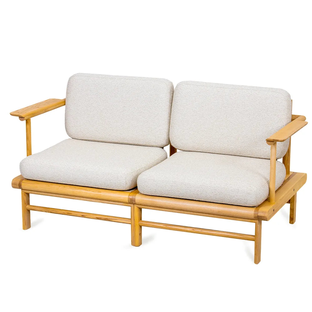 Drewniana Sofa Ogrodowa 2-osobowa Fresco